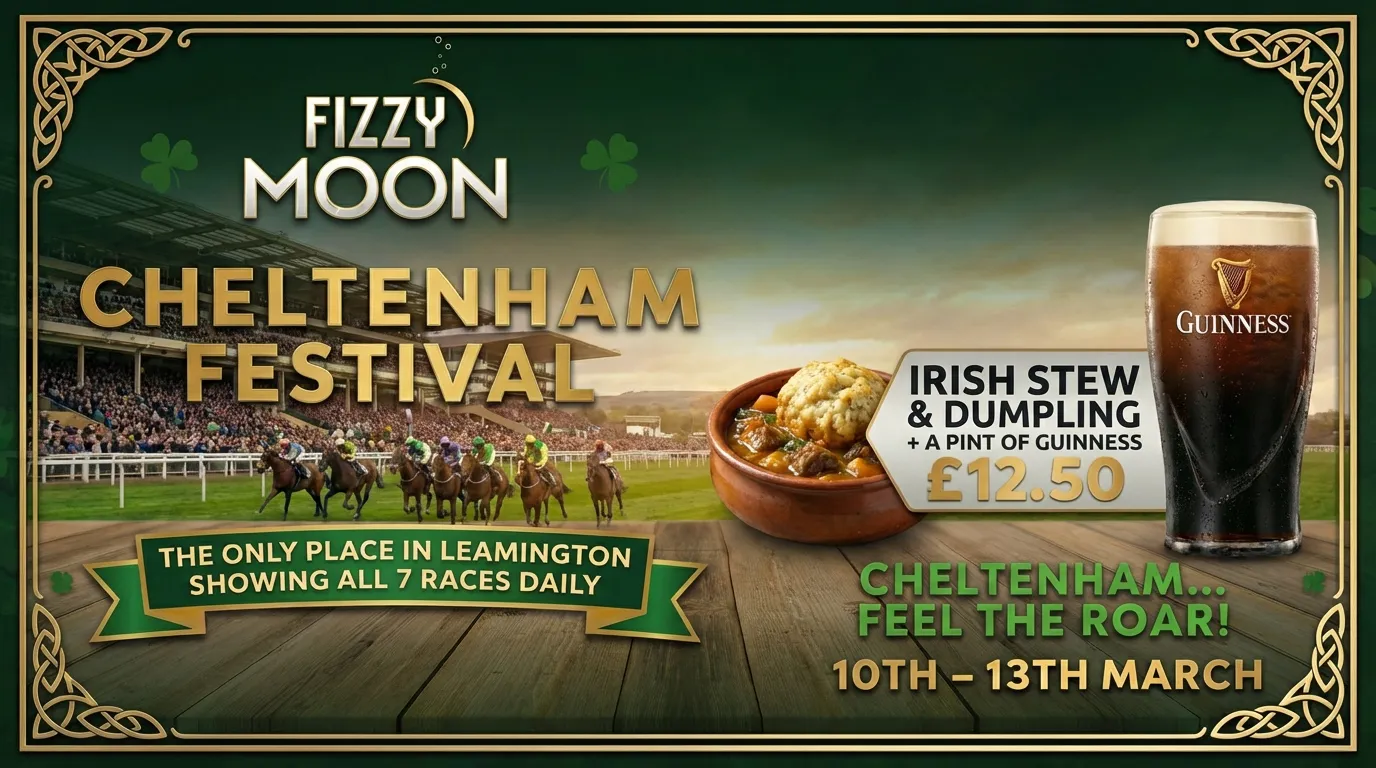 Cheltenham Festival at Fizzy Moon — showing all 7 races daily, 10 to 13 March 2026